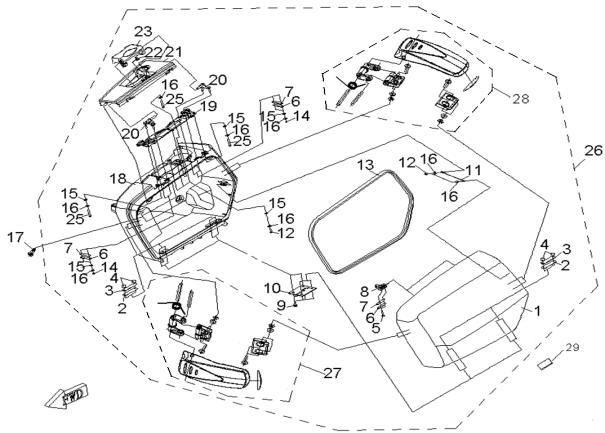 Picture of F22-1 - SIDE BOX ,LH