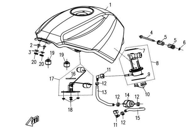 Picture of F12 - FUEL TANK