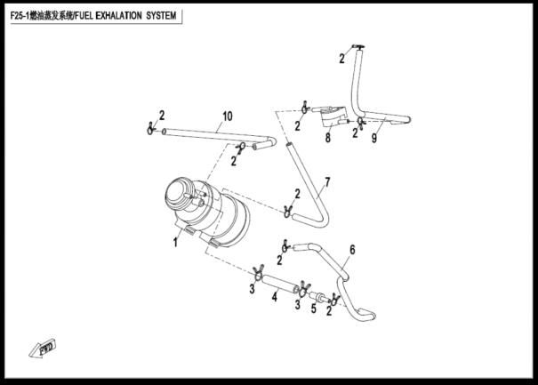Picture of F36-ABS - FUEL EVAPORATION SYSTEM (EURO)