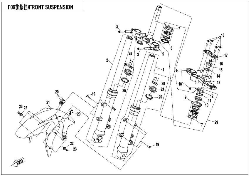 Picture of F05 - FRONT SUSPENSION