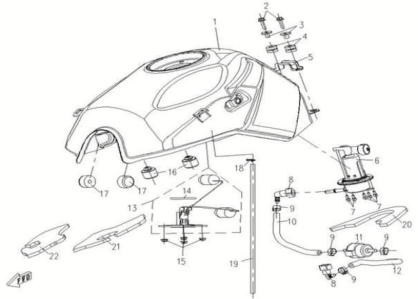 Picture of F12 - FUEL TANK