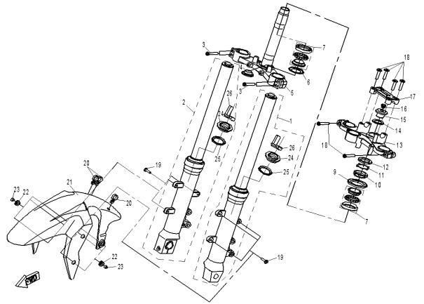 Picture of F05 - FRONT SUSPENSION