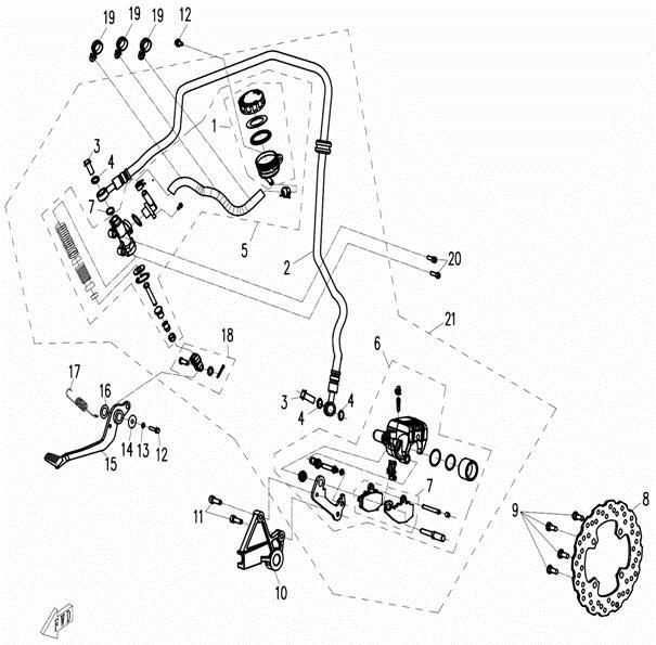 Picture of F08-2 - REAR BRAKE SYSTEM
