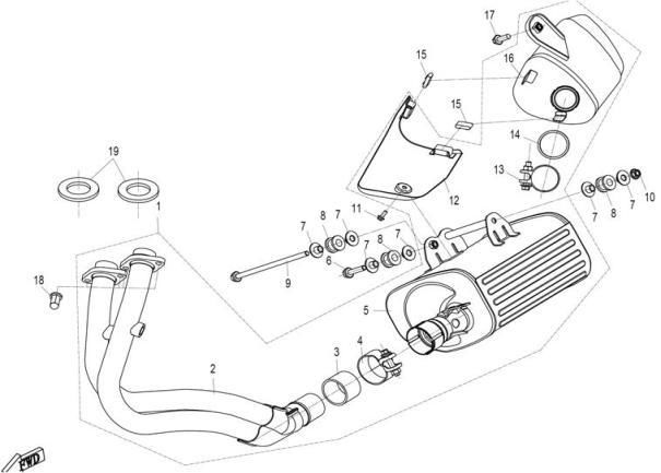 Picture of F02 - MUFFLER ASSY.
