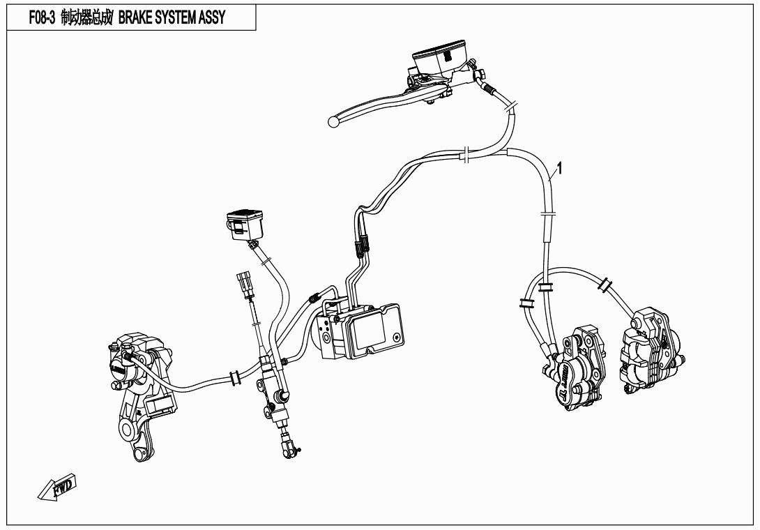 Picture of F08-3 - BRAKE SYSTEM ASSY
