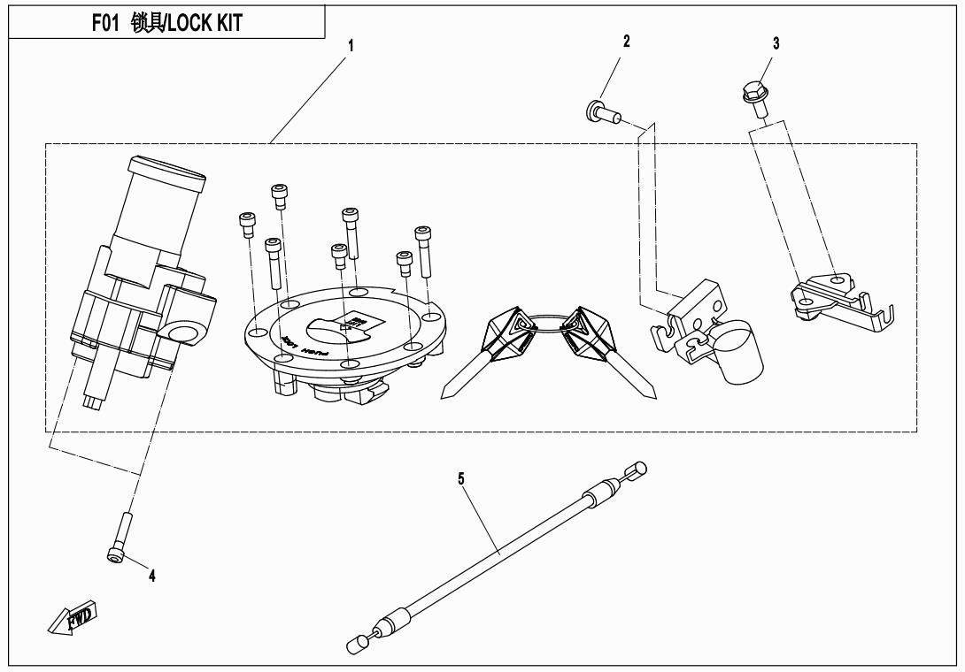 Picture of F01 - LOCK KIT