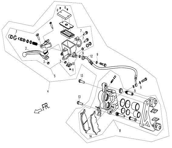 Picture of F18 - FRONT BRAKE SYSTEM