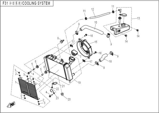 Picture of F26 - COOLING SYSTEM