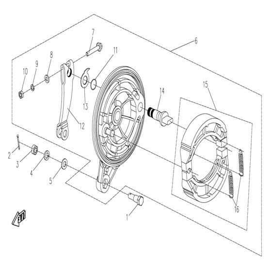 Picture of F14 - REAR BRAKE  SYSTEM