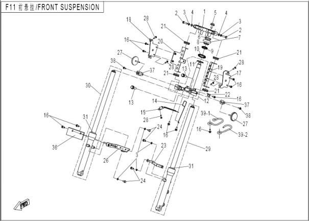 Picture of F10 - FRONT SUSPENSION