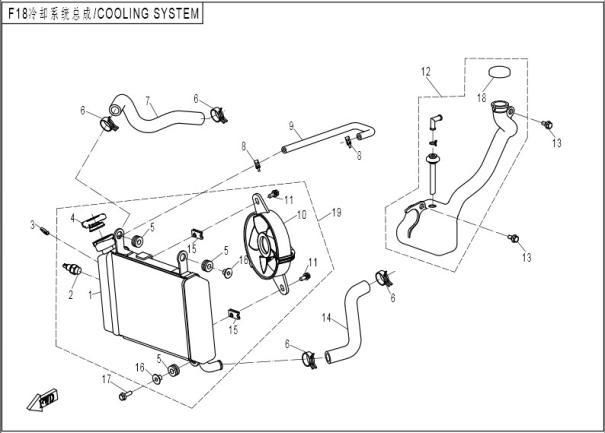 Picture of F18 - COOLING SYSTEM