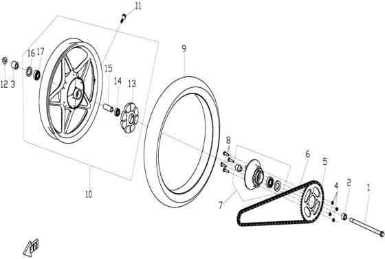 Picture of F11 - REAR WHEEL