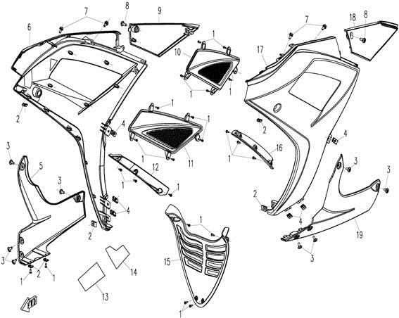 Picture of F04-2 - PLASTIC PARTS II