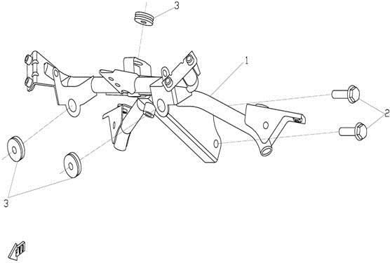 Picture of F03-2 - BRACKET OF DASHBOARD