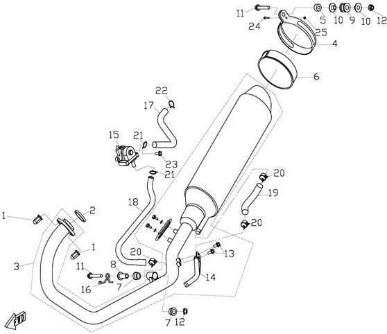 Picture of F02-2 - MUFFLER ASSY