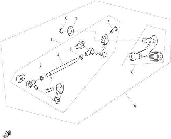 Picture of F03-4 - GEARSHIFT LEVER