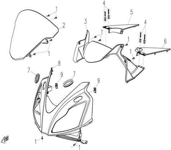 Picture of F04-1 - PLASTIC PARTS I