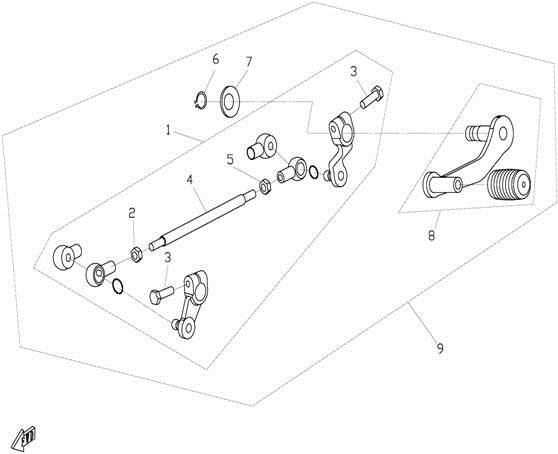 Picture of F03-4 - GEARSHIFT LEVER