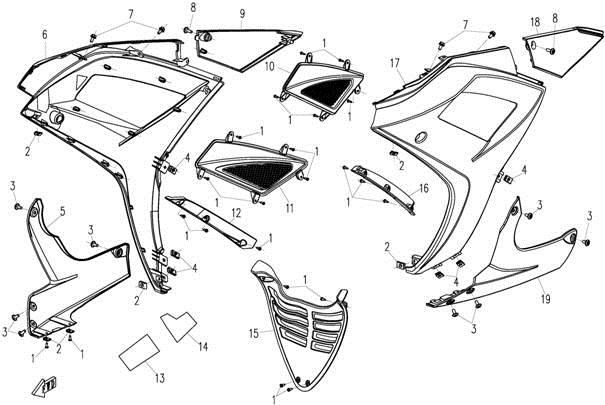 Picture of F04-2 - PLASTIC PARTS II