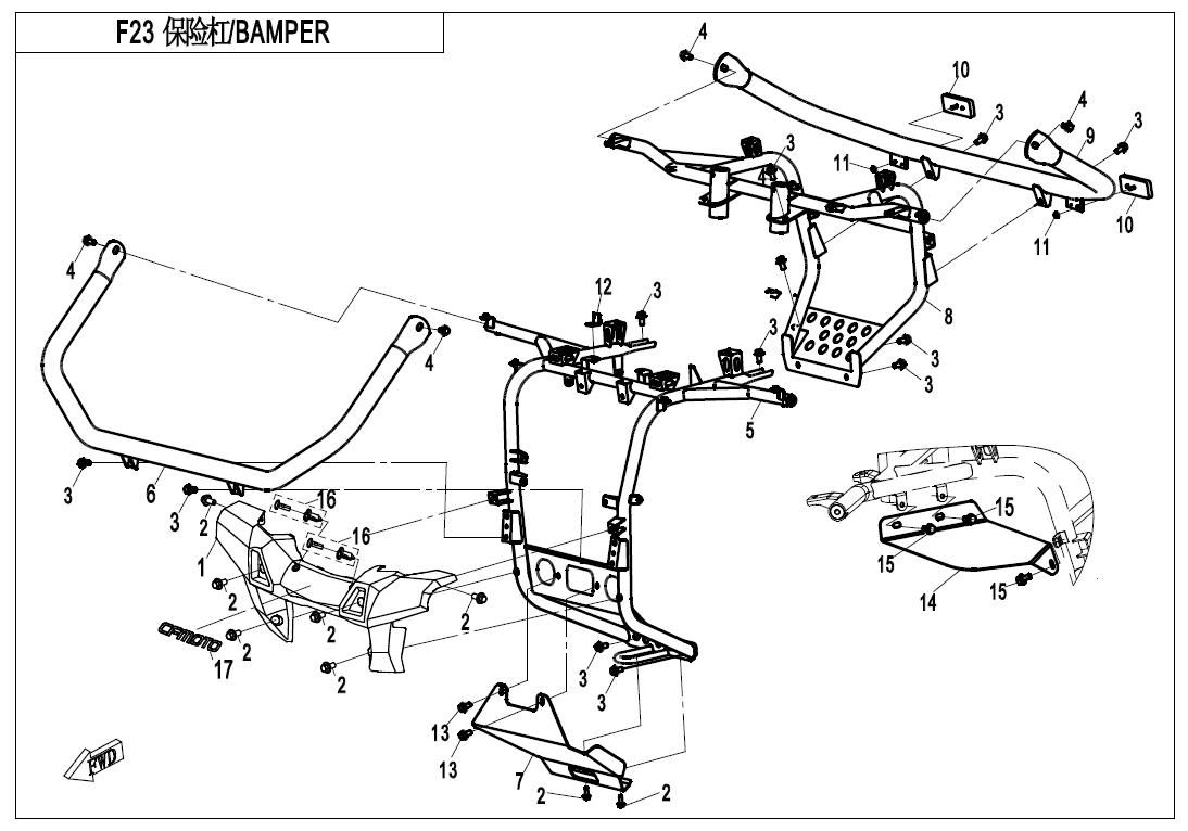 Picture of F23 - BUMPER