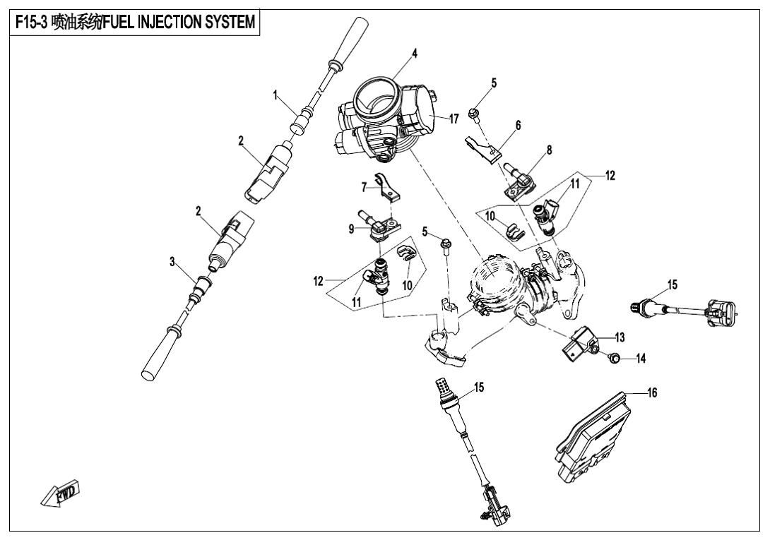 Picture of F15-3 - FUEL INJECTION SYSTEM