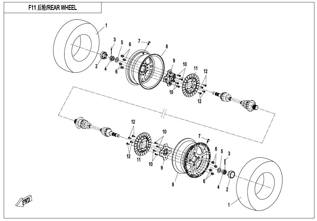 Picture of F11 - REAR WHEEL