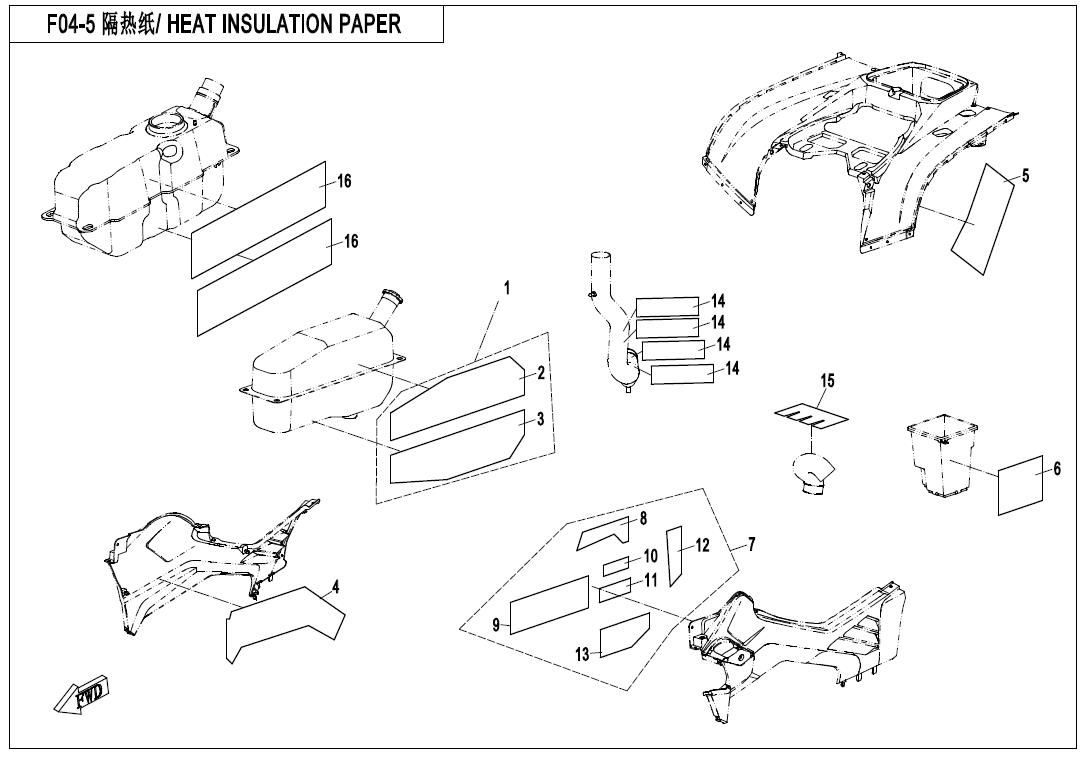 Picture of F04-5 - HEAT INSULATION PAPER