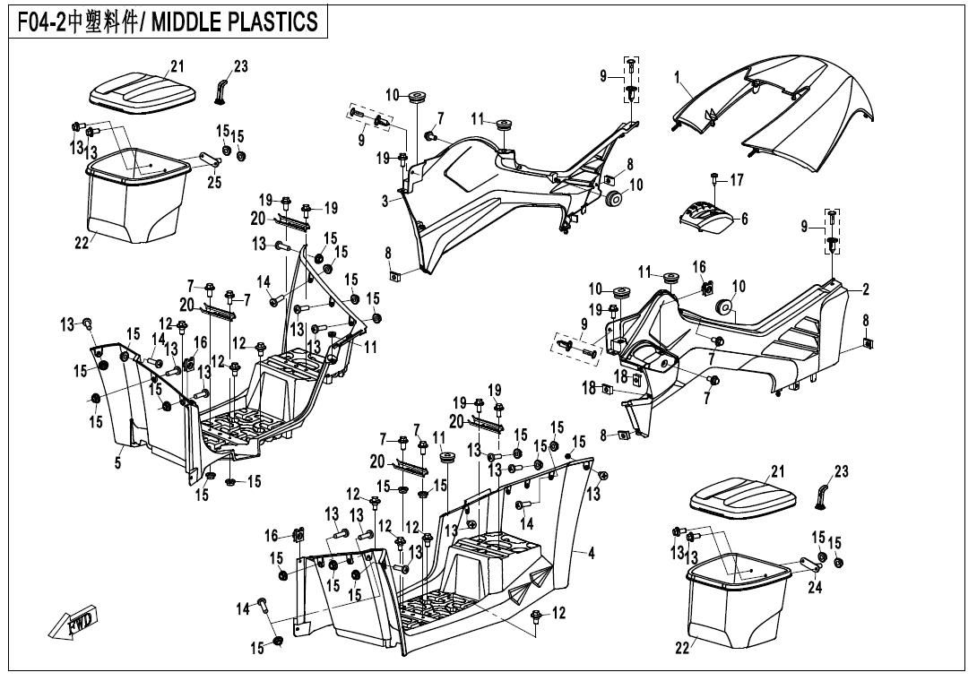 Picture of F04-2 - MIDDLE PLASTICS