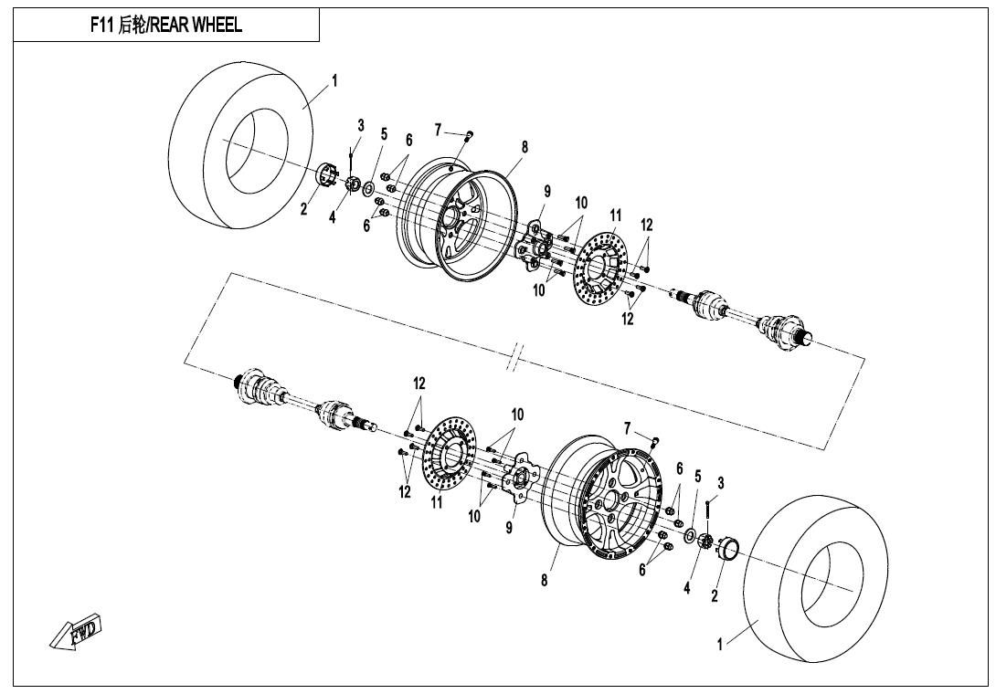 Picture of F11 - REAR WHEEL
