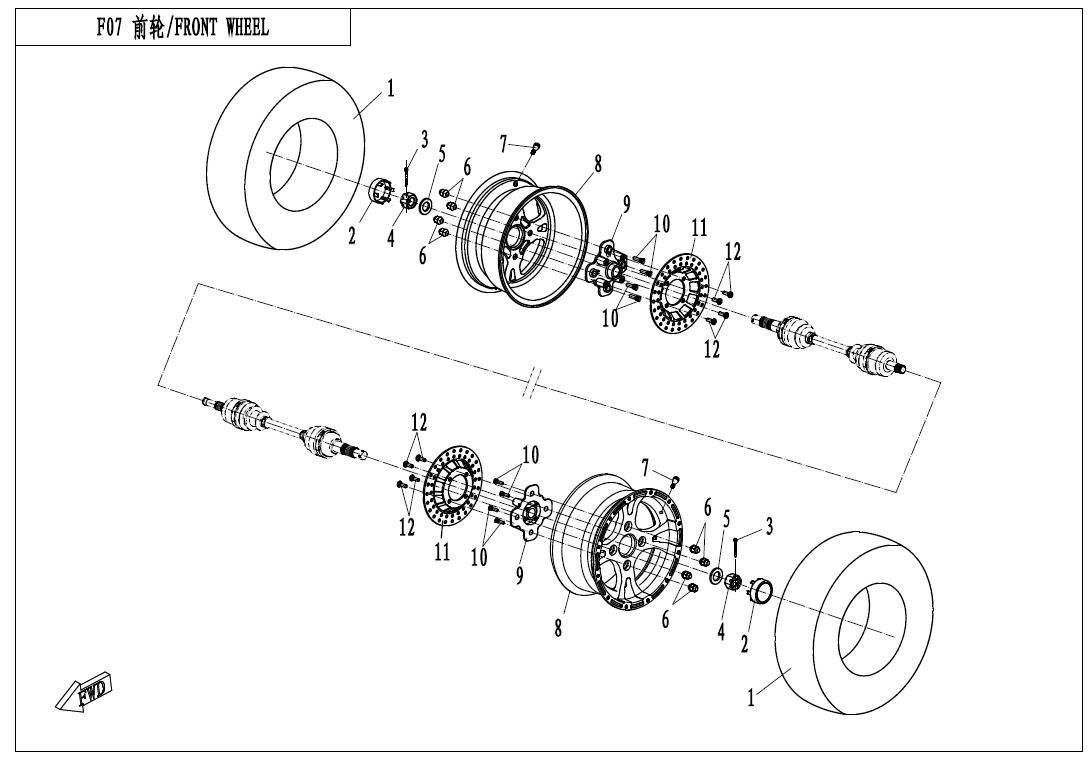 Picture of F07 - FRONT WHEEL