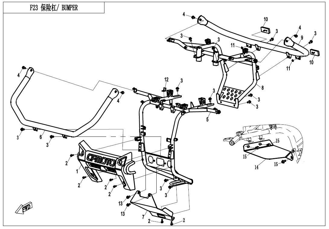 Picture of F23 - BUMPER