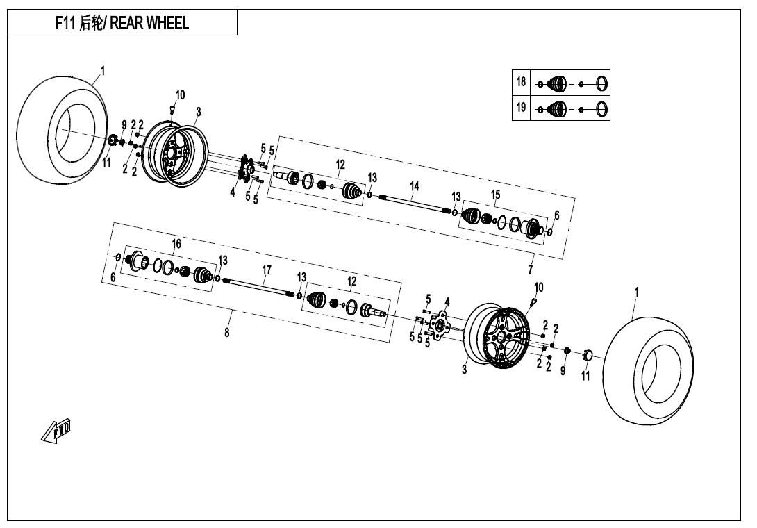 Picture of F11 - REAR WHEEL