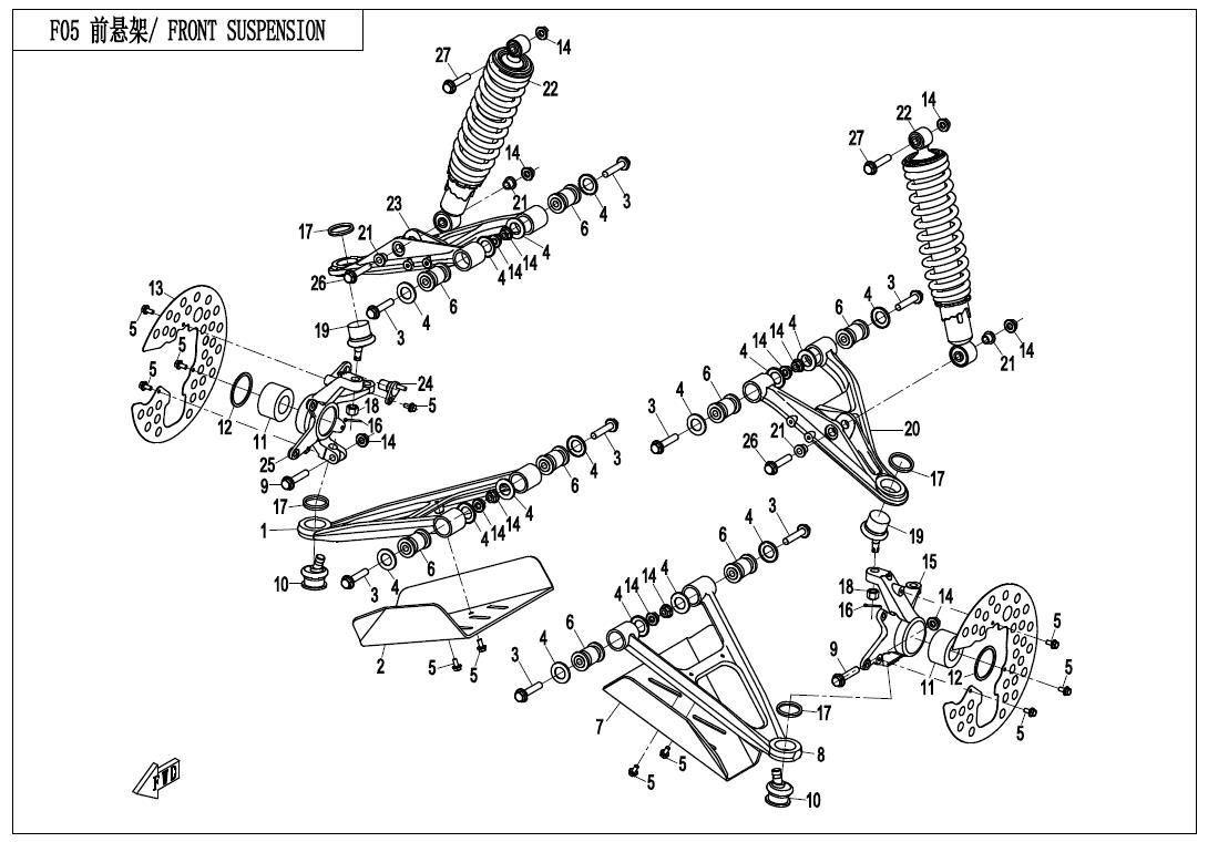 Picture of F05 - FRONT SUSPENSION