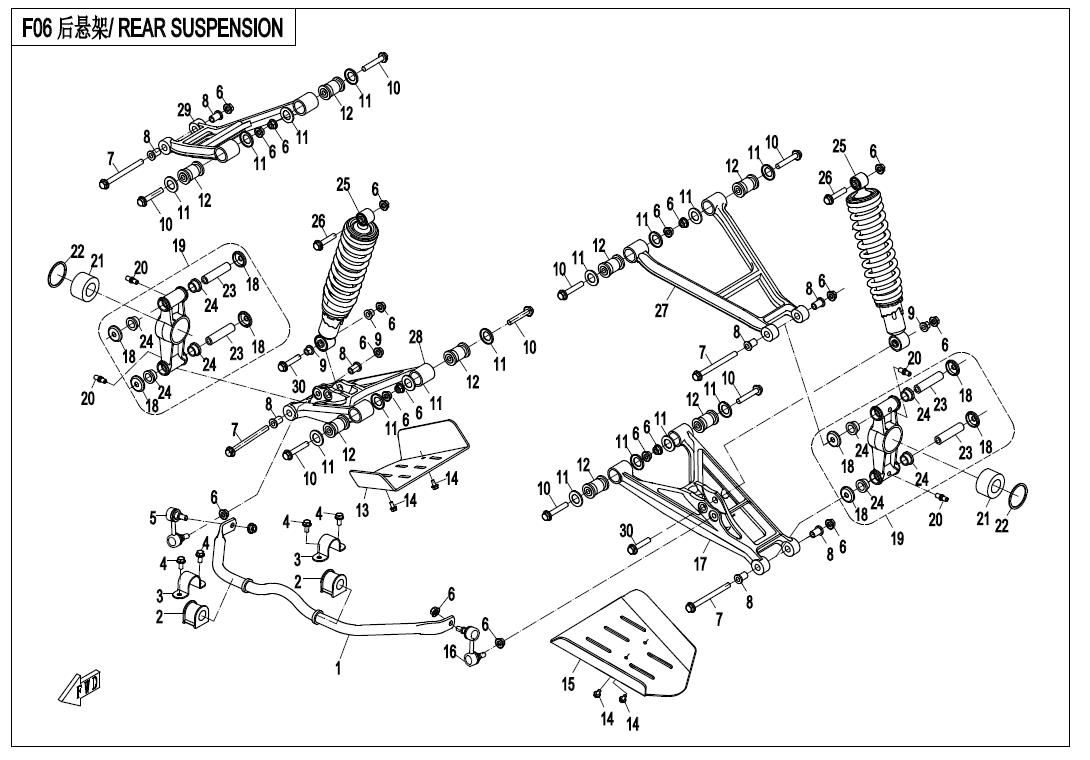 Picture of F06 - REAR SUSPENSION