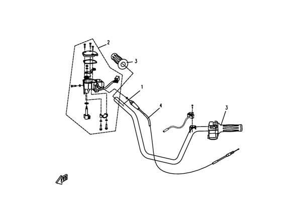 Picture of F06-2 - HANDLEBAR - II