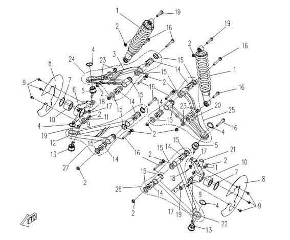 Picture of F19 - FRONT SUSPENSION