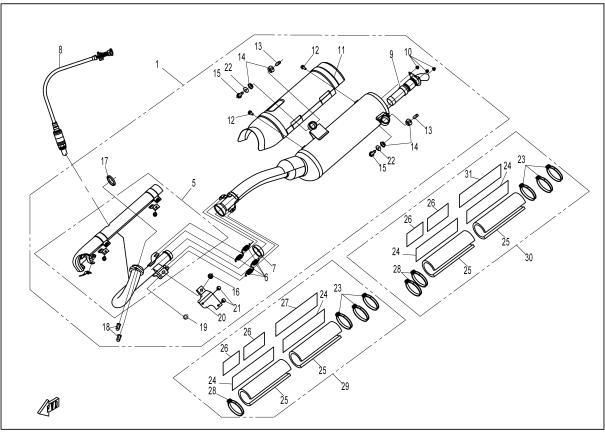 Picture of F18 - MUFFLER ASSY.