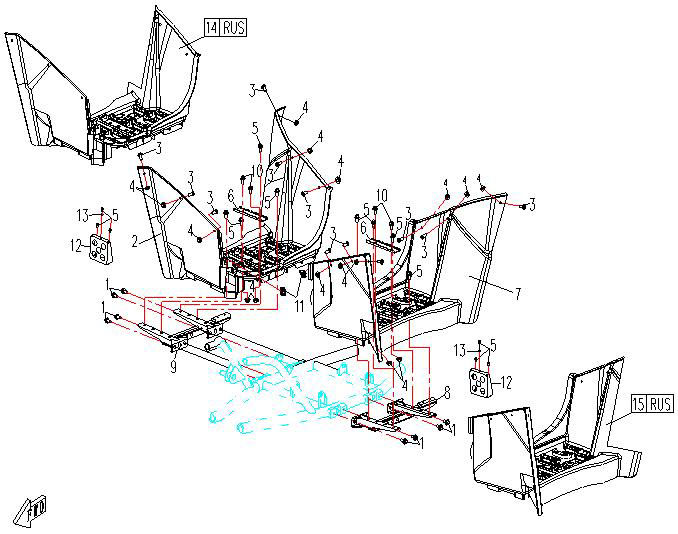 Picture of F09 - PLASTIC PARTS - III