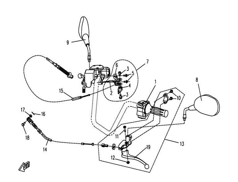 Picture of F06-1 - HANDLEBAR - I