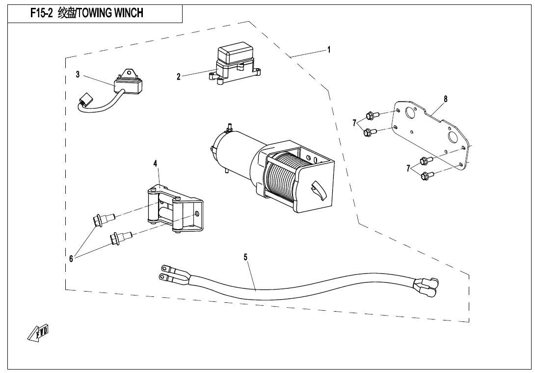 Picture of F15-2 - TOWING WINCH