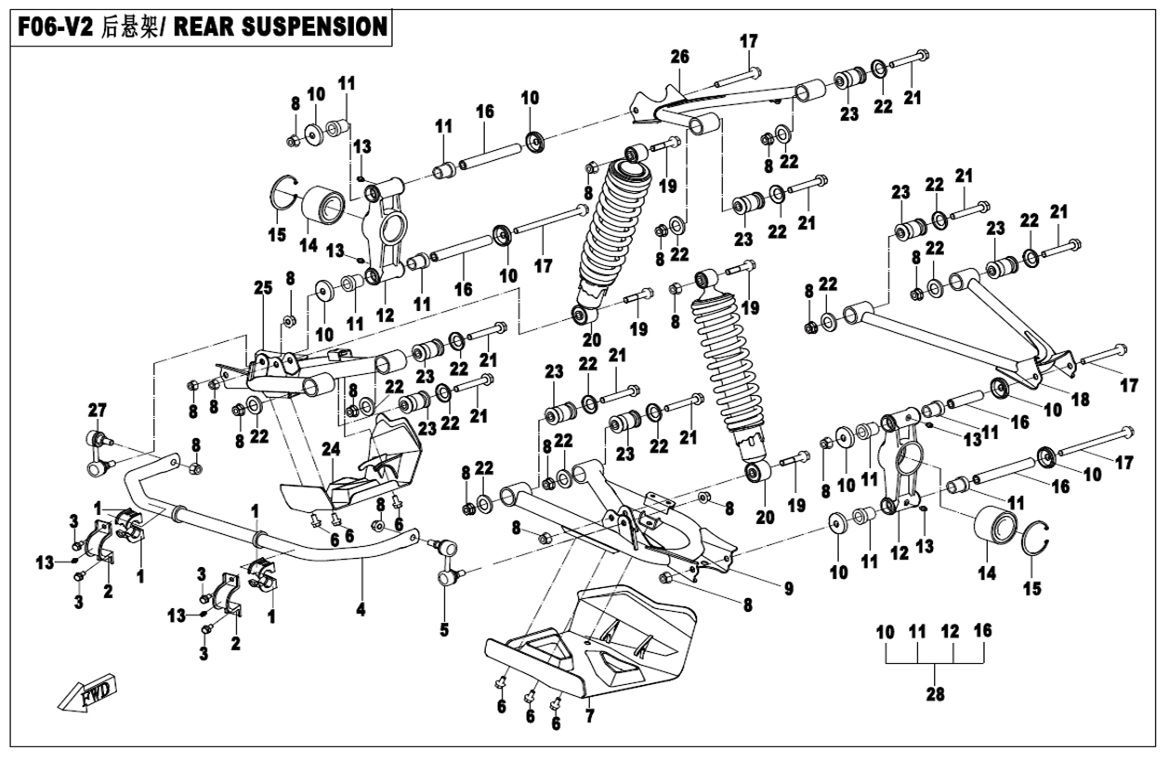 Picture of F06-V2 - REAR SUSPENSION