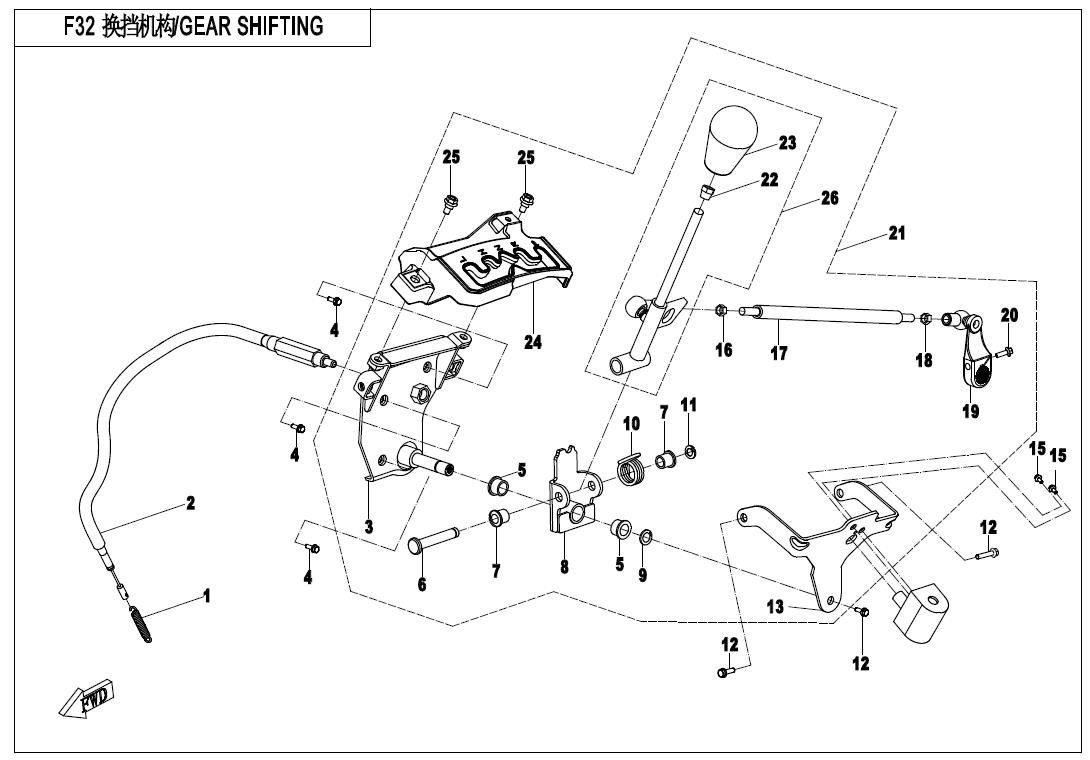Picture of F32 - GEAR SHIFTING