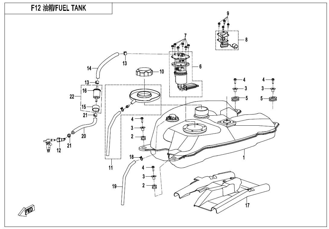 Picture of F12 - FUEL TANK
