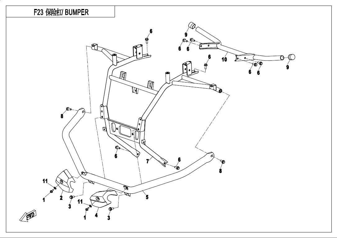 Picture of F23 - BUMPER