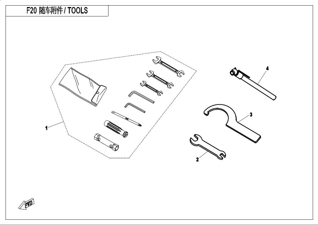 Picture of F20 - TOOLS