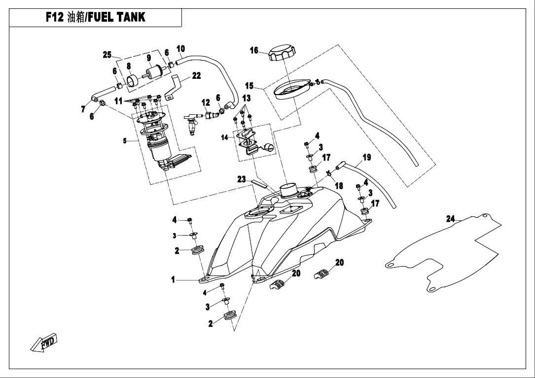 Picture of F12 - FUEL TANK