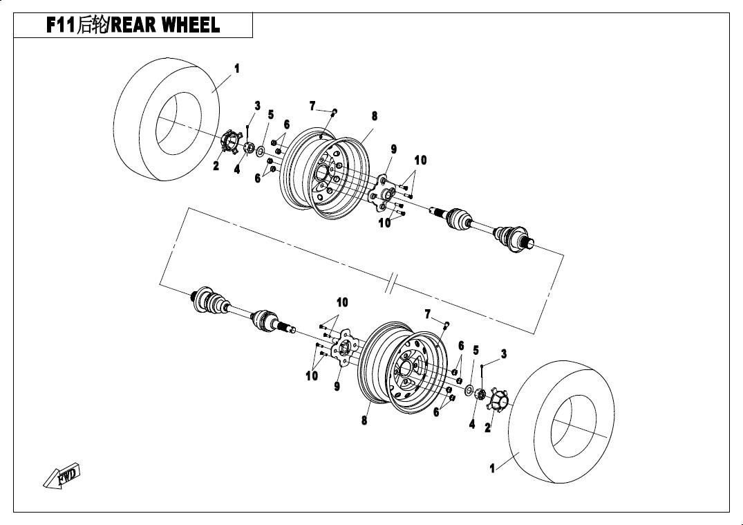 Picture of F11 - REAR WHEEL