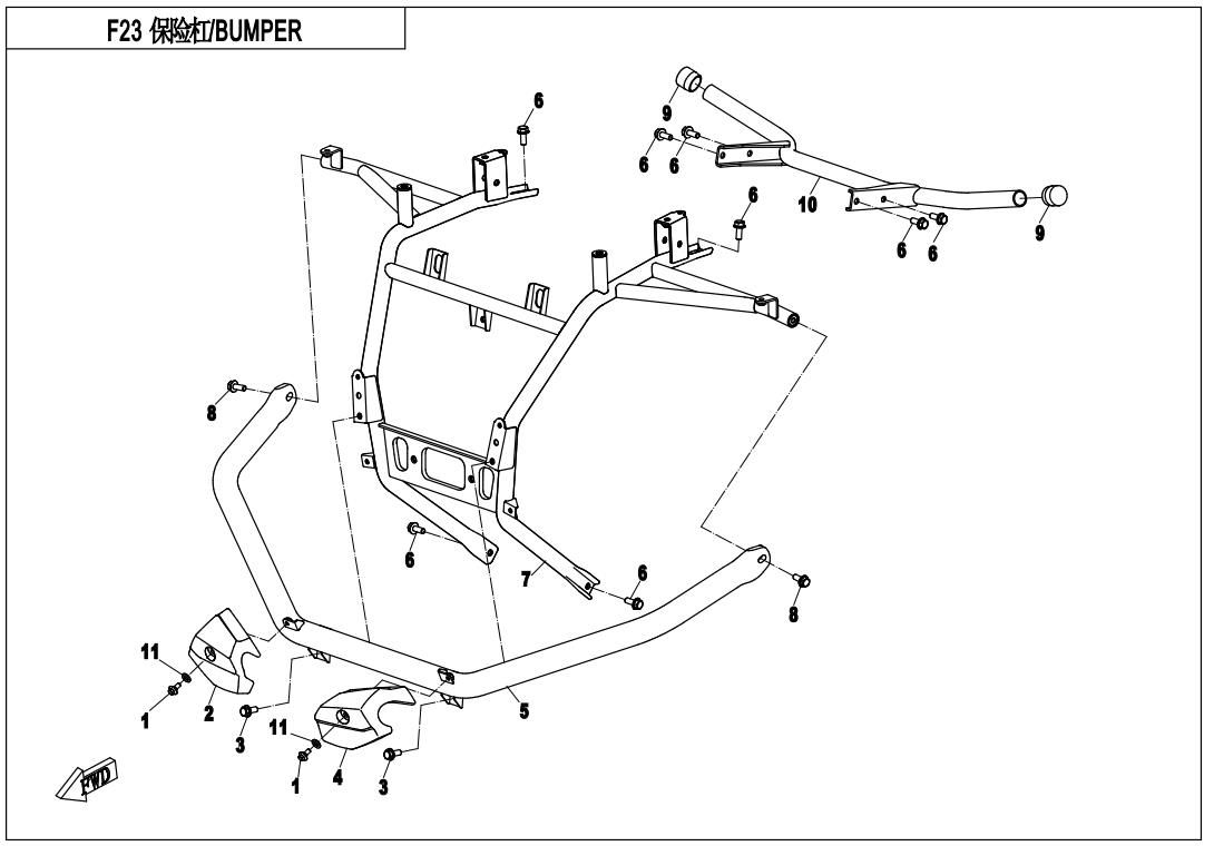 Picture of F23 - BUMPER