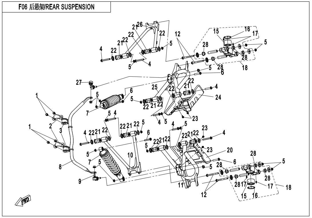 Picture of F06 - REAR SUSPENSION