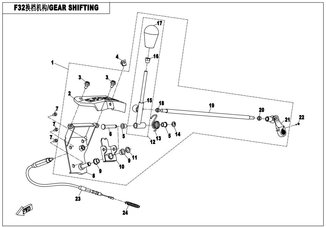 Picture of F32 - GEAR SHIFTING